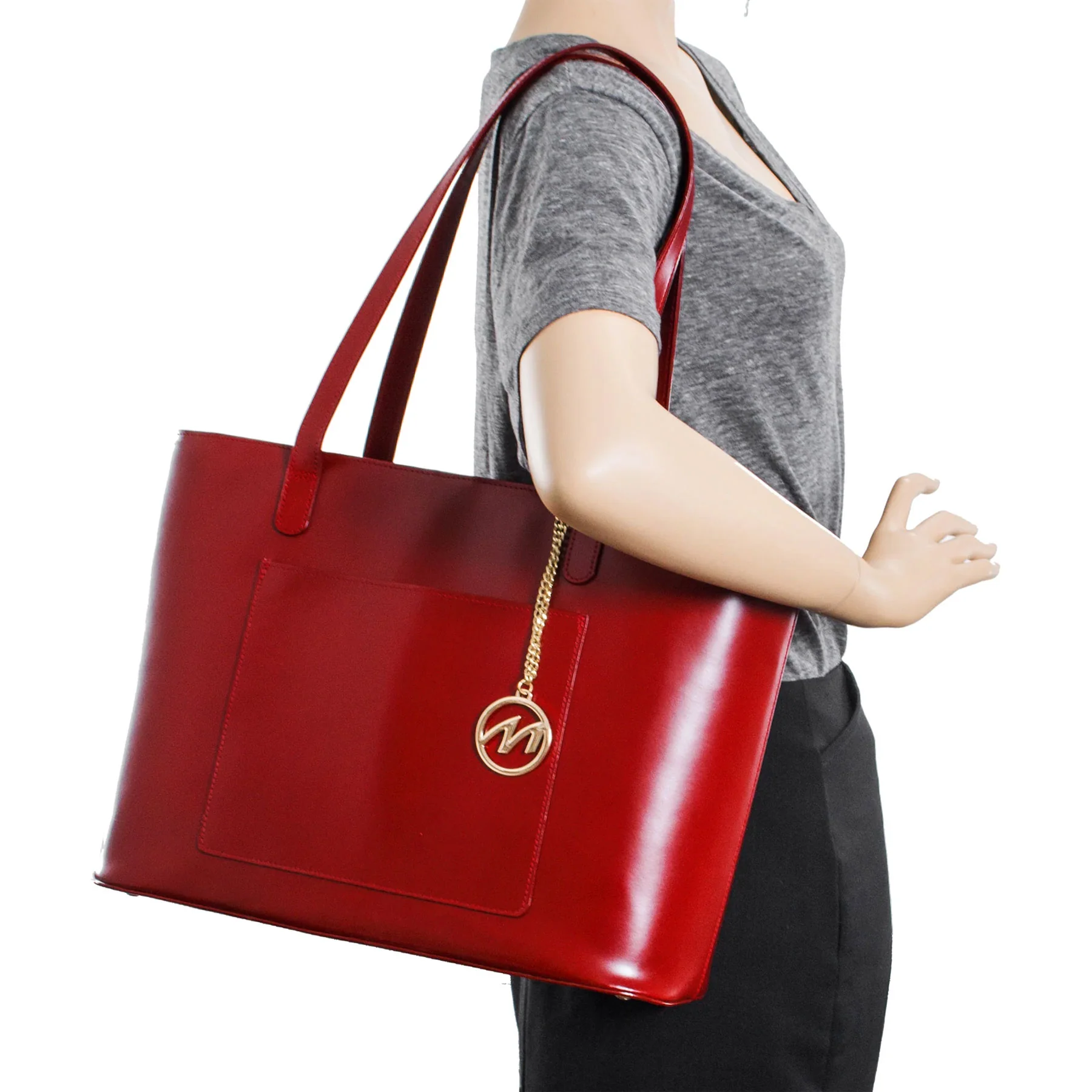 McKlein ALYSON Leather Tablet Tote - Image 5