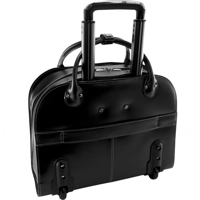 McKlein USA EDGEBROOK | 15” Leather Wheeled Laptop Briefcase - Image 4