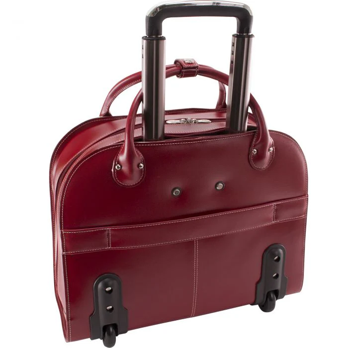 McKlein USA EDGEBROOK | 15” Leather Wheeled Laptop Briefcase - Image 4