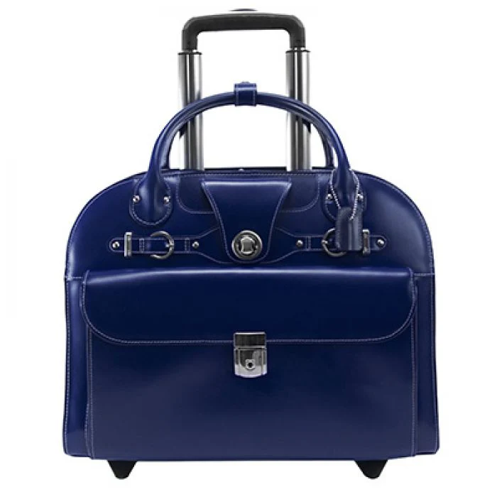McKlein USA EDGEBROOK | 15” Leather Wheeled Laptop Briefcase - Image 6