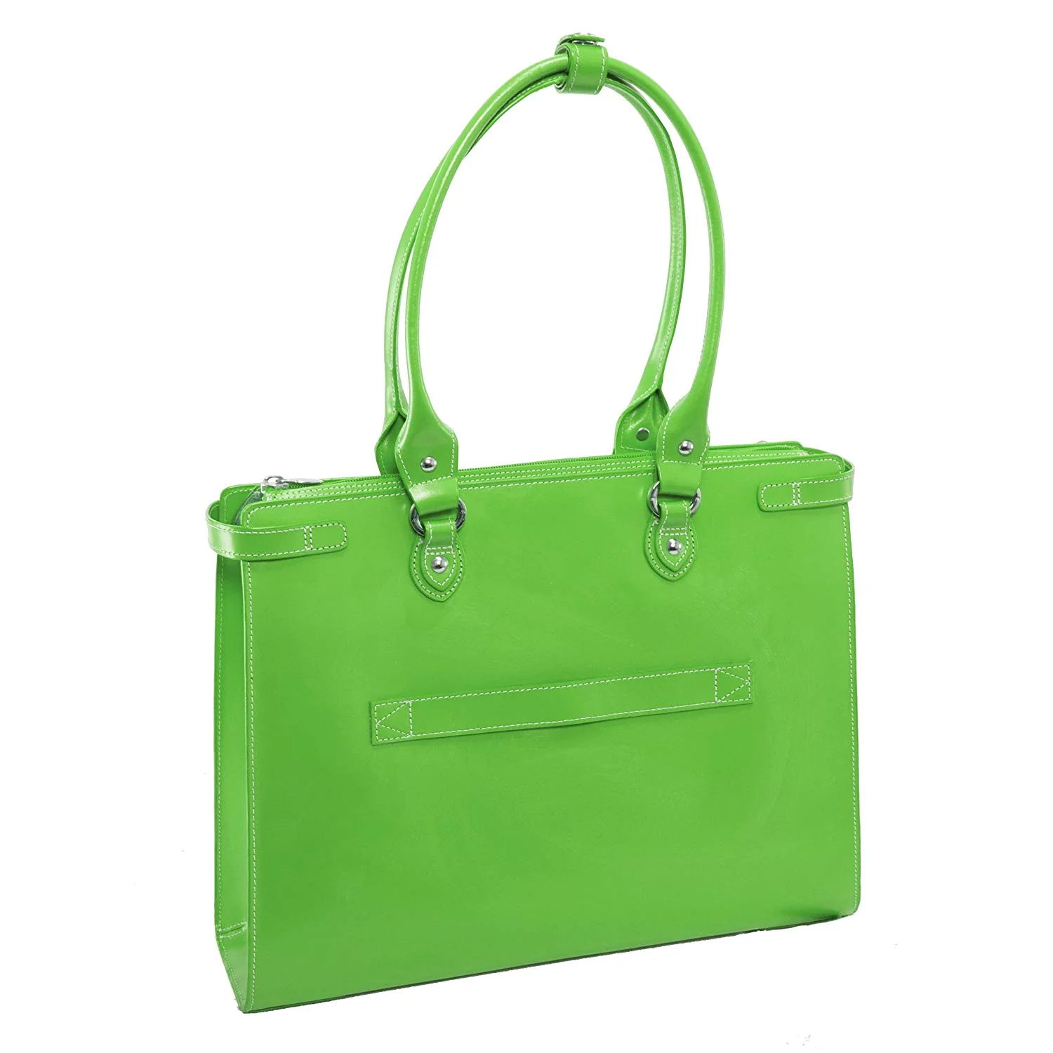 McKlein Winnetka 15.4" Leather Ladies' Laptop Briefcase w/Removable Sleeve - Image 3