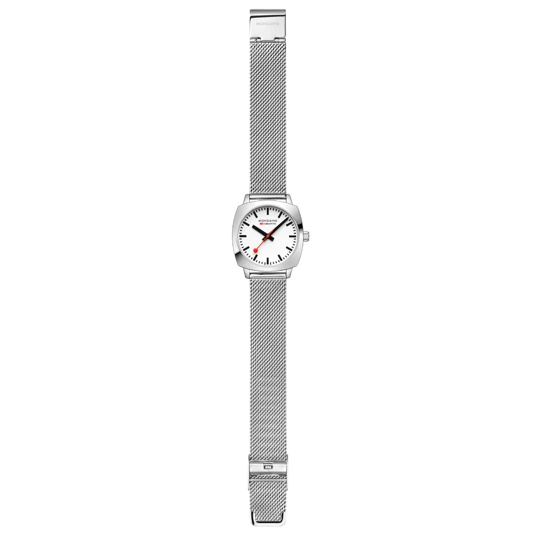 Mondaine Petite Cushion Watch Stainless steel, 31 mm MSL.31110.SM - Image 3