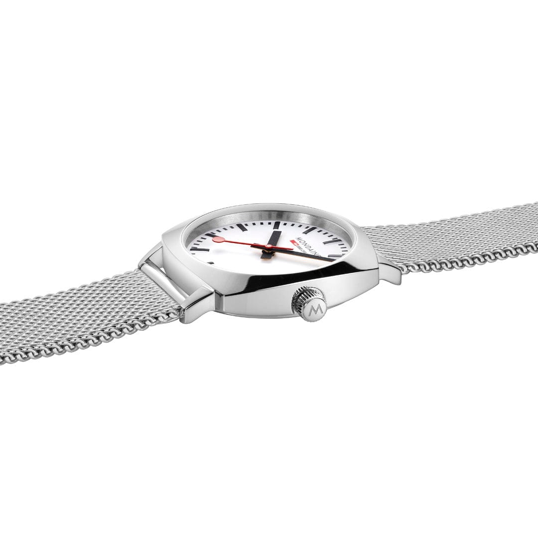 Mondaine Petite Cushion Watch Stainless steel, 31 mm MSL.31110.SM - Image 4