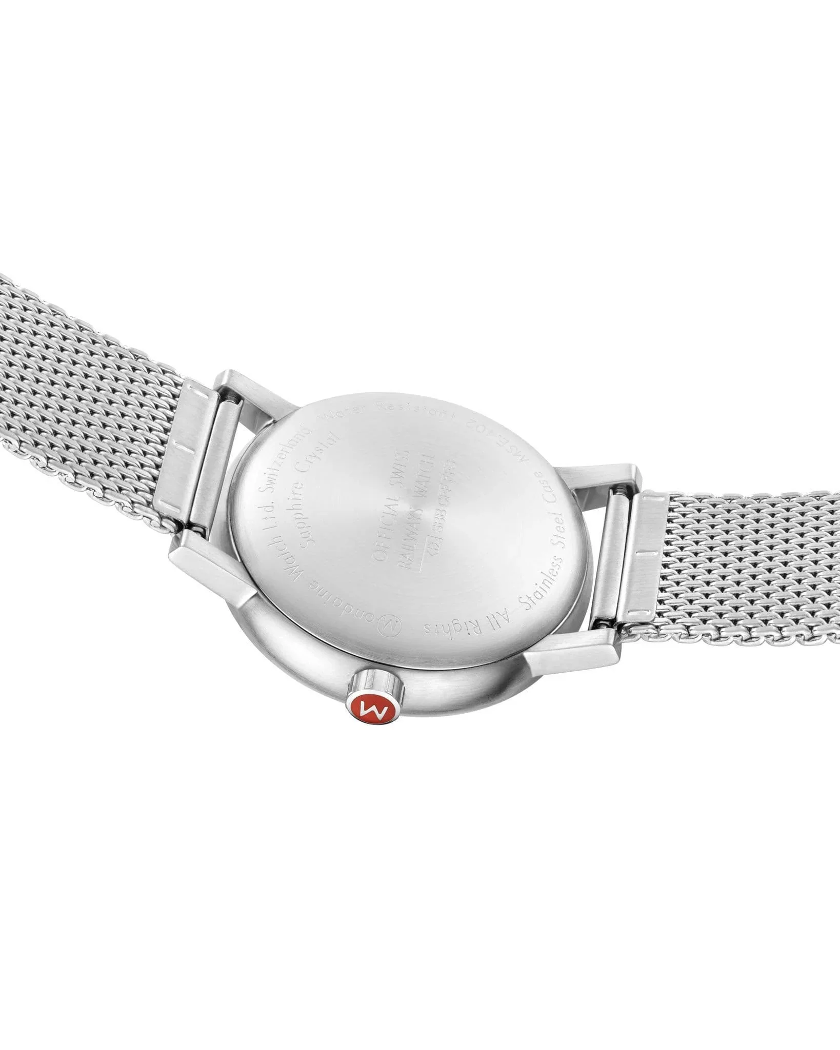 Mondaine Evo2 Men's Watch, Polished Steel, 40 mm, Stainless Steel Strap - Image 3