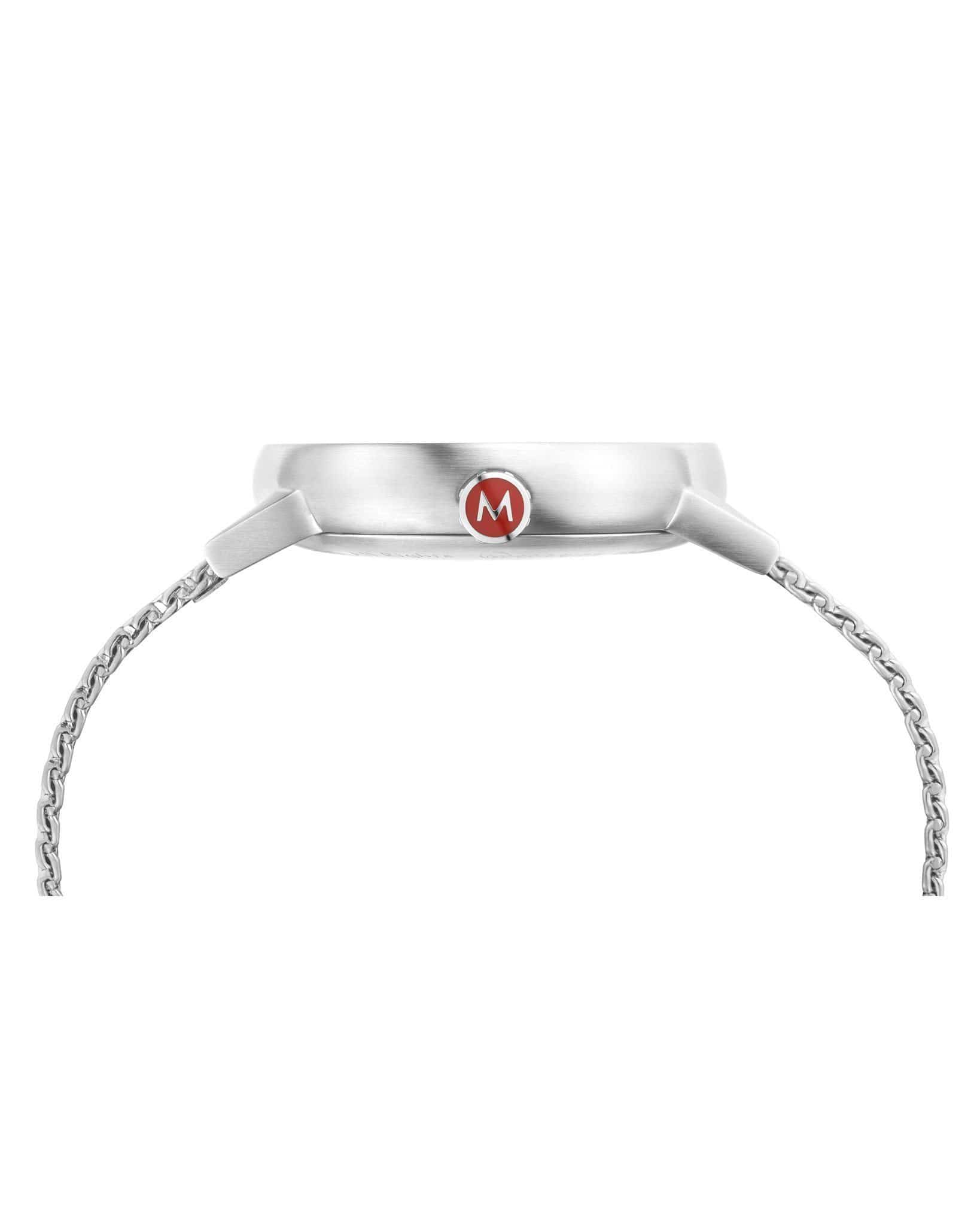 Mondaine Evo2 Men's Watch, Polished Steel, 40 mm, Stainless Steel Strap - Image 4