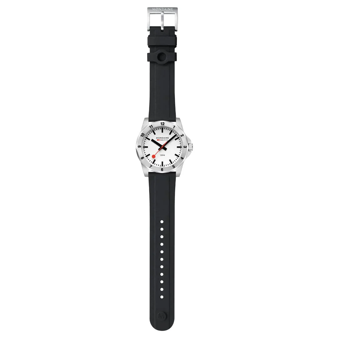Mondaine Numeri 42 mm, Silicone Rubber Strap Watch MSN.4211B.RB - Image 10