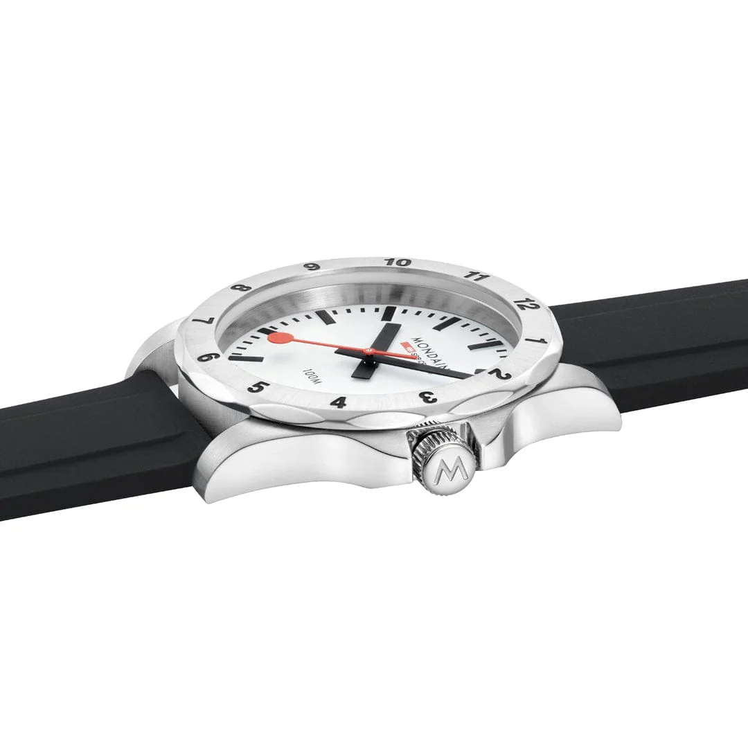 Mondaine Numeri 42 mm, Silicone Rubber Strap Watch MSN.4211B.RB - Image 5