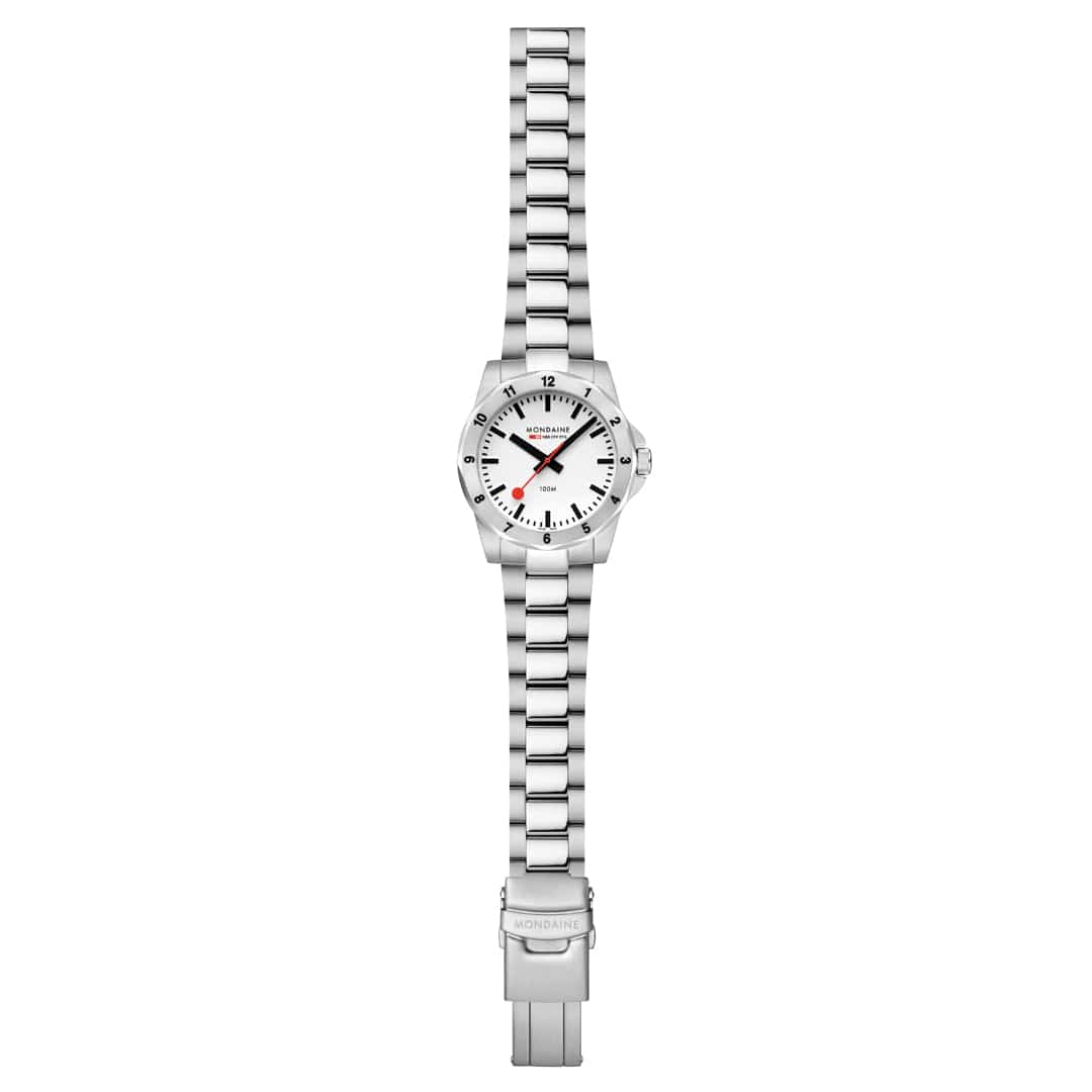 Mondaine Numeri 42 mm, Stainless Steel Watch MSN.4211B.SK - Image 11
