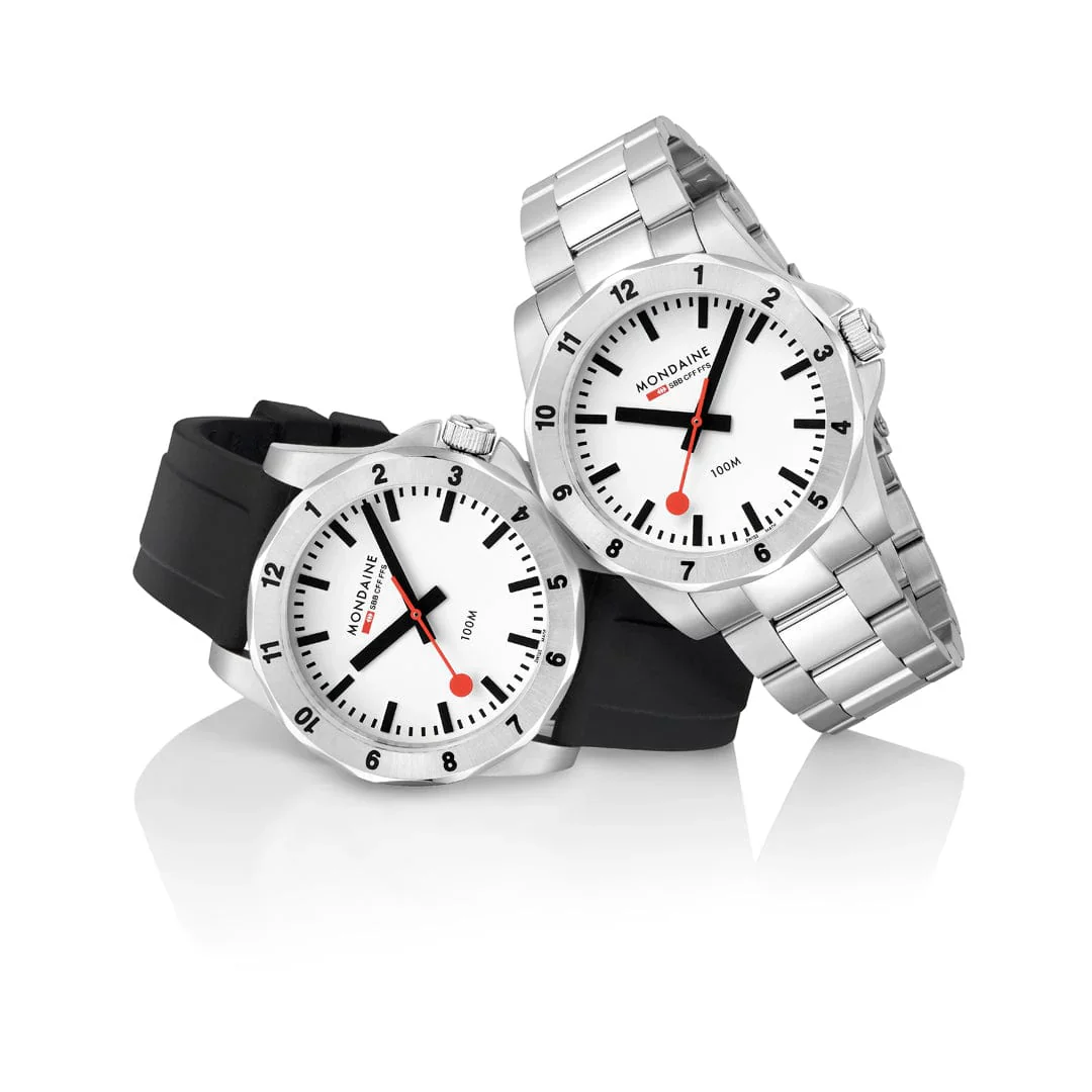 Mondaine Numeri 42 mm, Stainless Steel Watch MSN.4211B.SK - Image 8