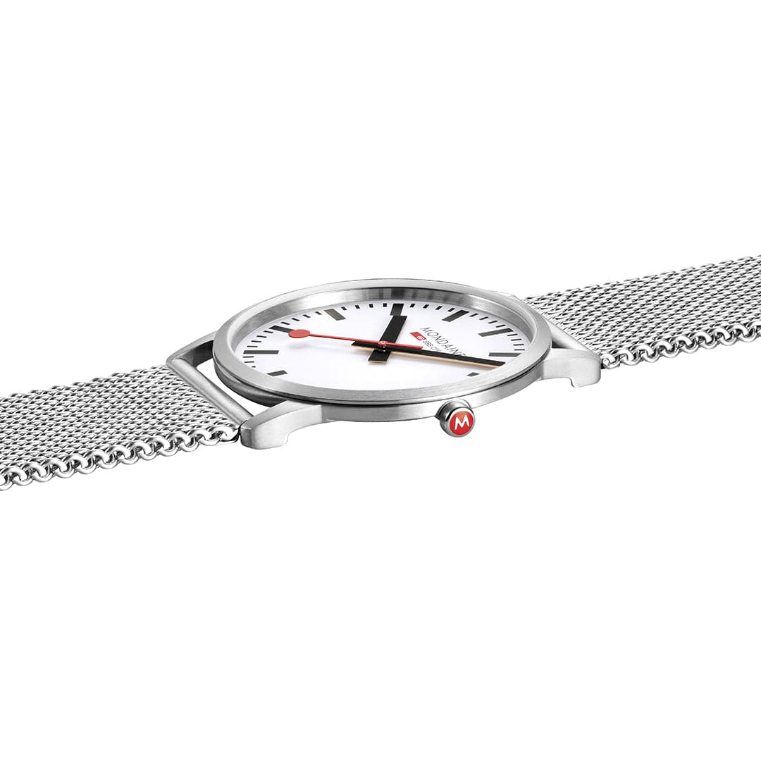 Mondaine Simply Elegant Stainless Steel Men's Watch, 41 mm A638.30350.16SBZ - Image 4