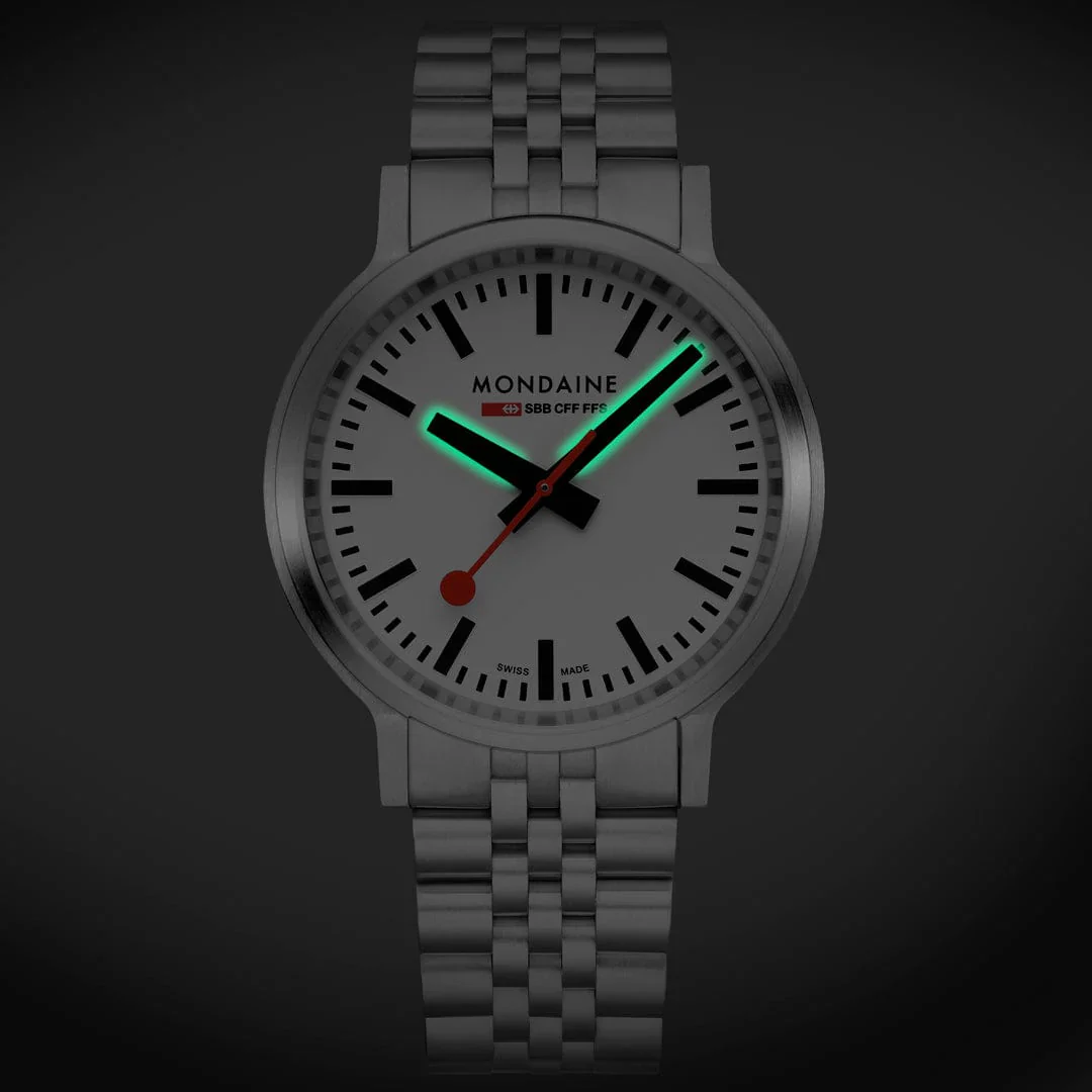 Mondaine stop2go Stainless Steel, 41 mm - Image 10