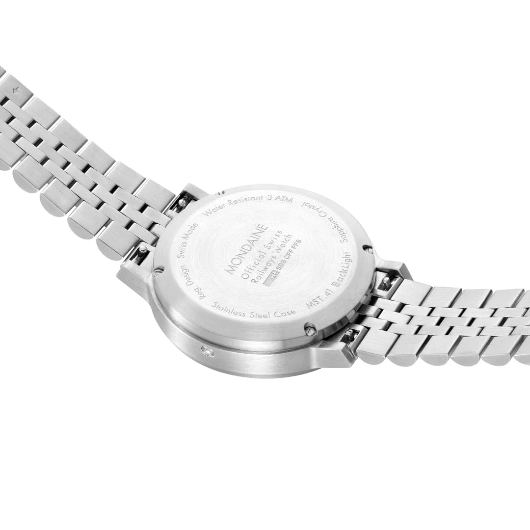 Mondaine stop2go Stainless Steel, 41 mm - Image 2