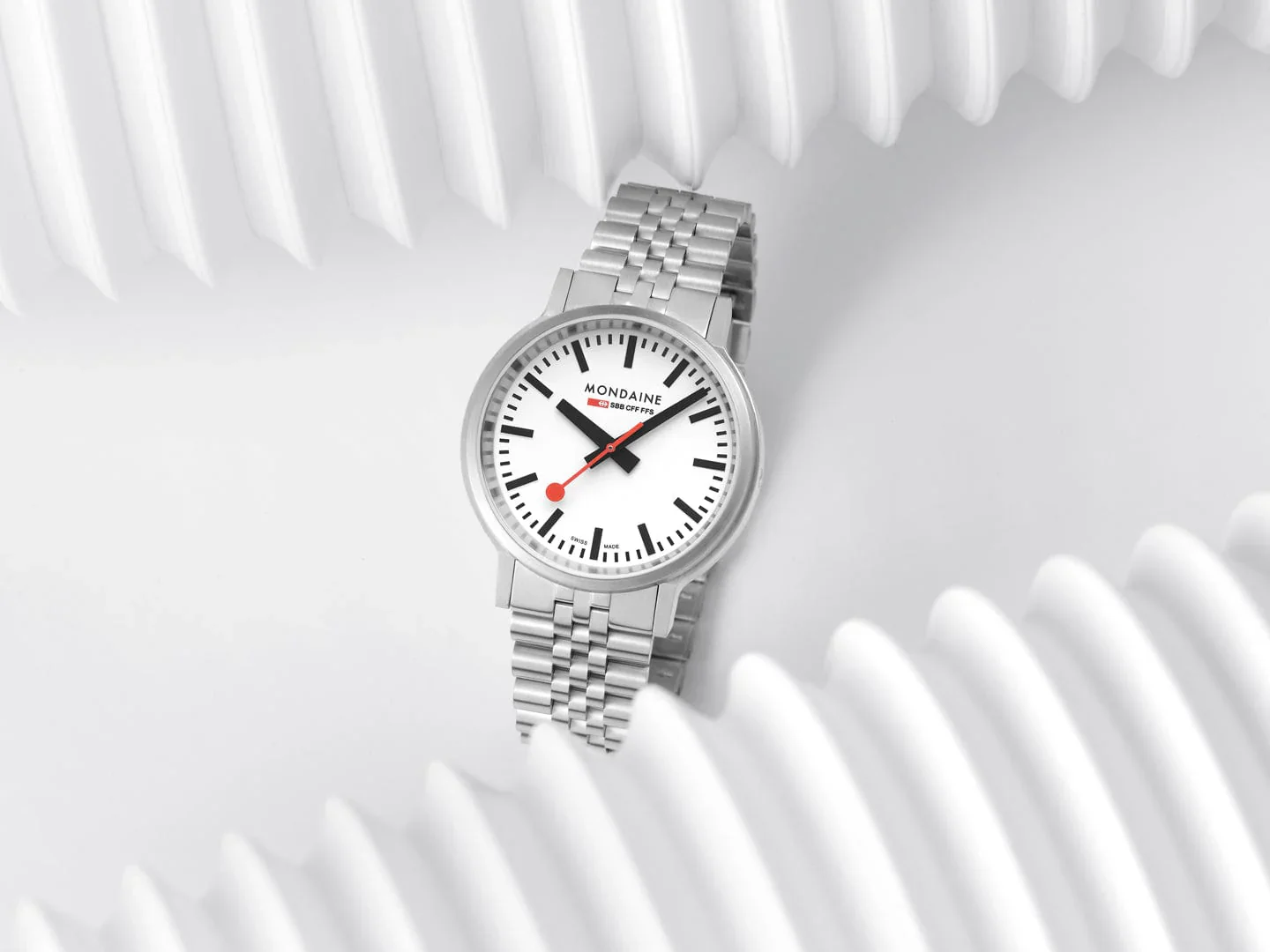Mondaine stop2go Stainless Steel, 41 mm - Image 6