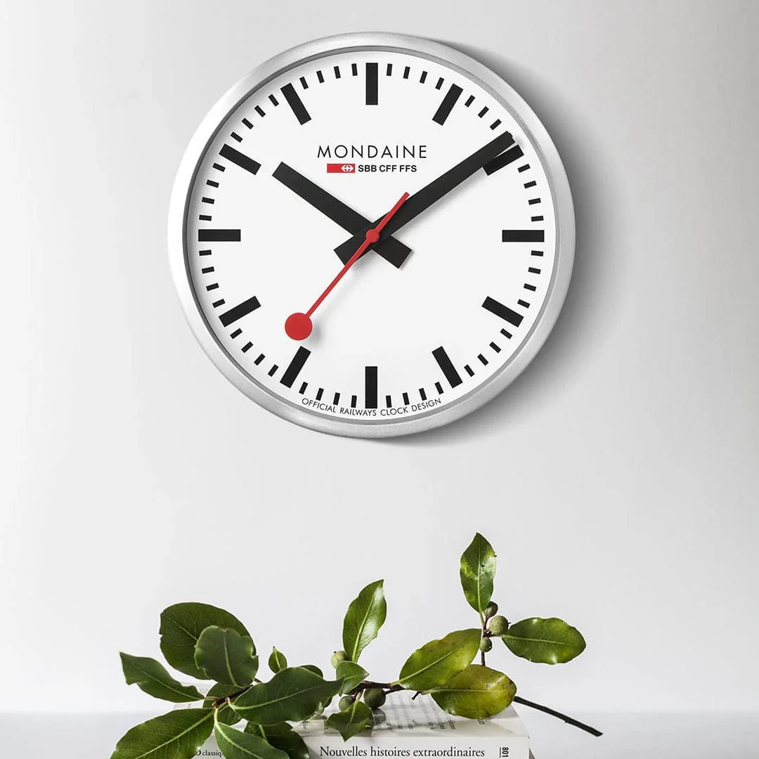 Mondaine Wall Clock stop2go WiFi Wall Clock 25 cm - Image 3