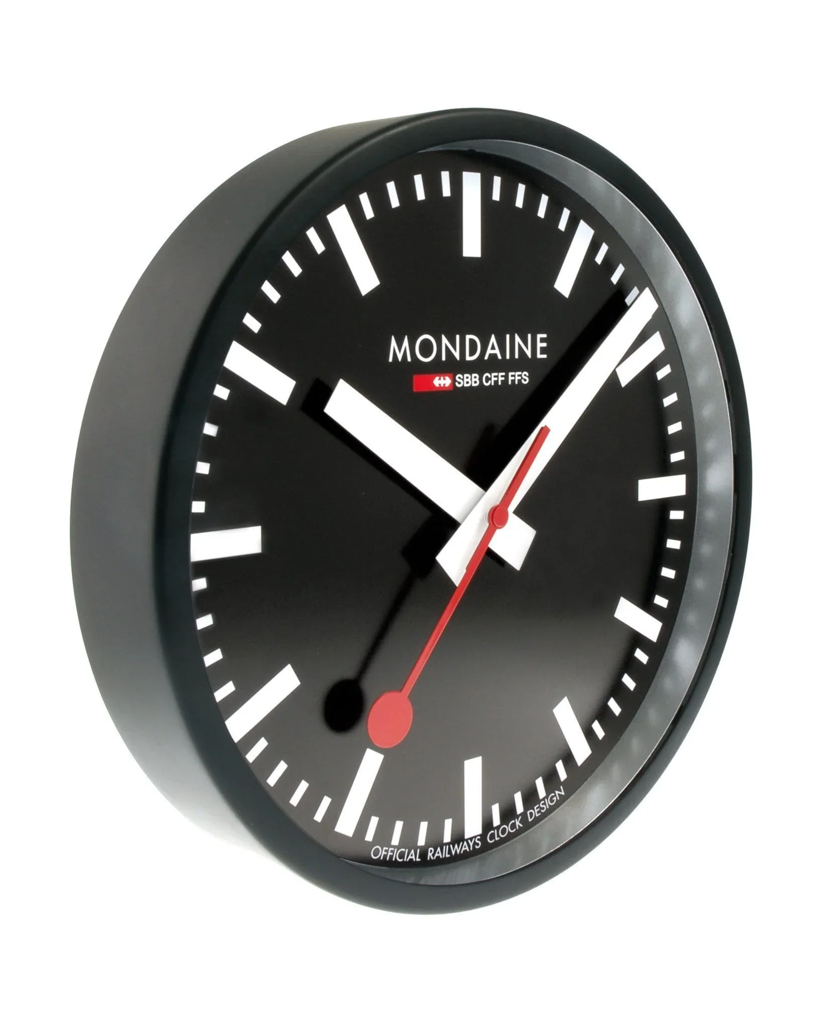 Mondaine Wall Clock Black 25 cm - Image 4