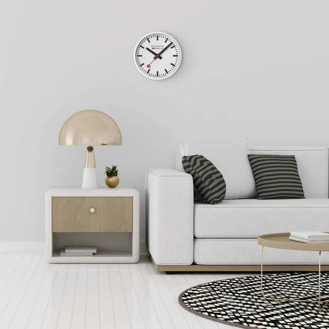 Mondaine Wall Clock White 25 cm - Image 7