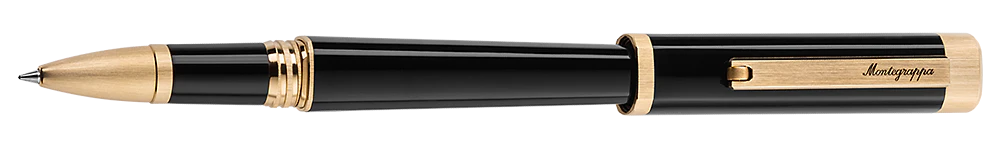 Montegrappa | Quattro Collection Black & Gold Rollerball