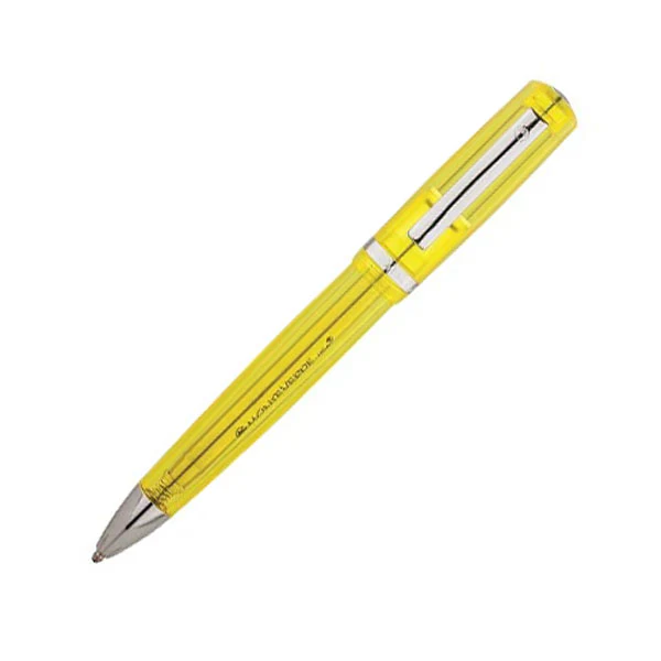 Monteverde Artista Crystal Yellow Ballpoint Pen