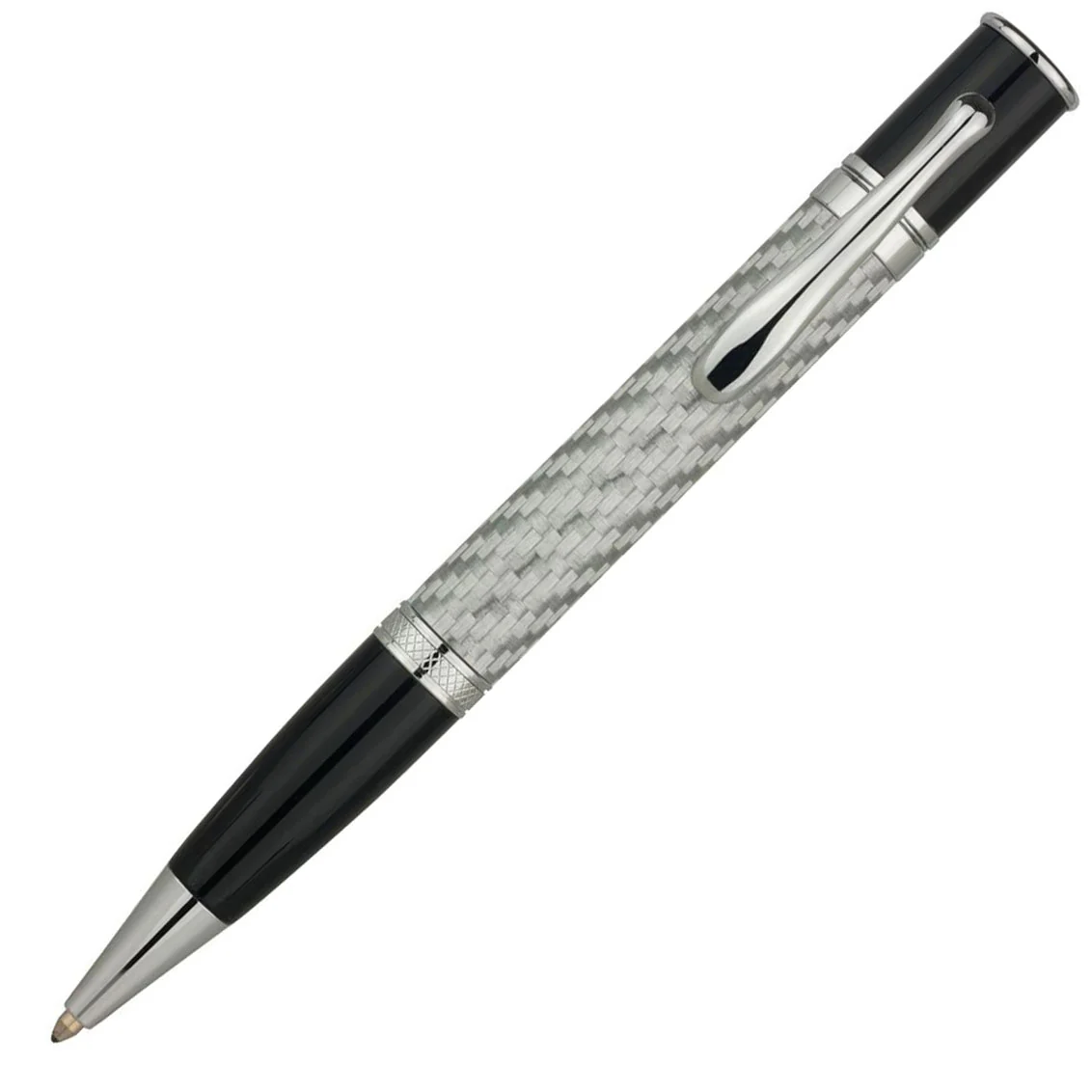 Monteverde Jewelria Carbon Silver Ballpoint Pen - Image 2