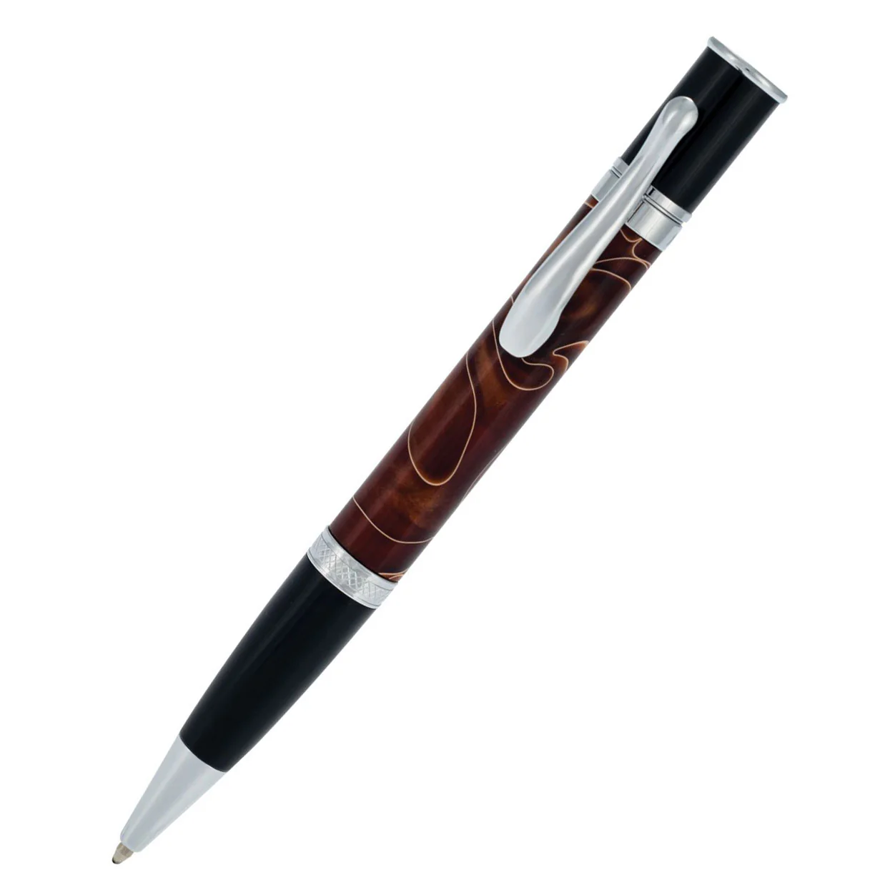 Monteverde Jewelria Round Resin Brown Ballpoint Pen
