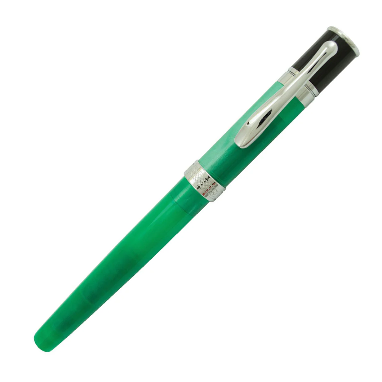 Monteverde Jewelria Round Resin Fountain Pen Green - Image 3