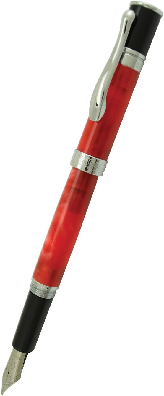 Monteverde Jewelria Round Resin Fountain Pen Red - Image 3