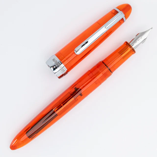 Monteverde  USA® Monza ID Orange Fountain Pen OMNIFlex Nib (cartridge/converter/eyedropper filling system) - Image 4