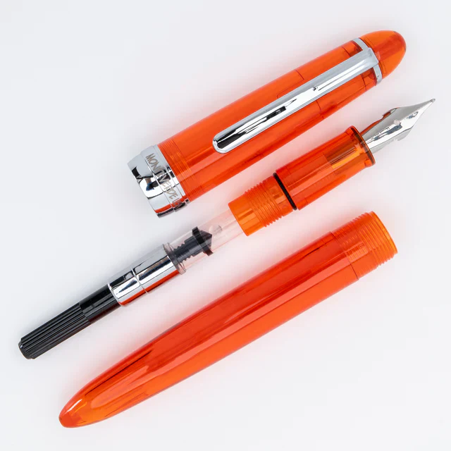 Monteverde  USA® Monza ID Orange Fountain Pen OMNIFlex Nib (cartridge/converter/eyedropper filling system) - Image 5