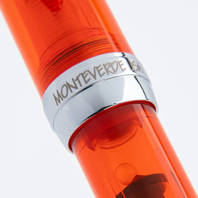 Monteverde  USA® Monza ID Orange Fountain Pen OMNIFlex Nib (cartridge/converter/eyedropper filling system) - Image 8