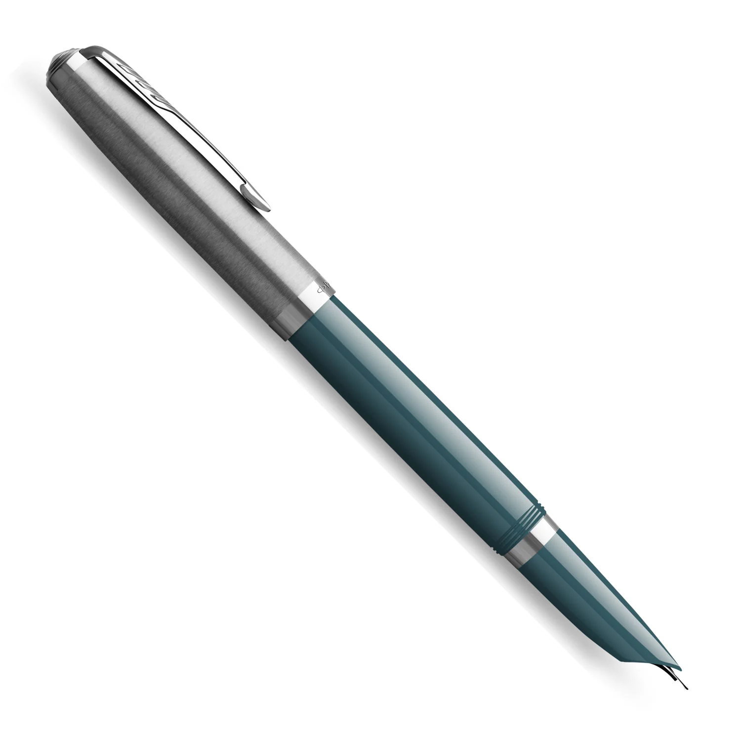 Parker 51 Teal Blue CT Fountain Pen - Image 3