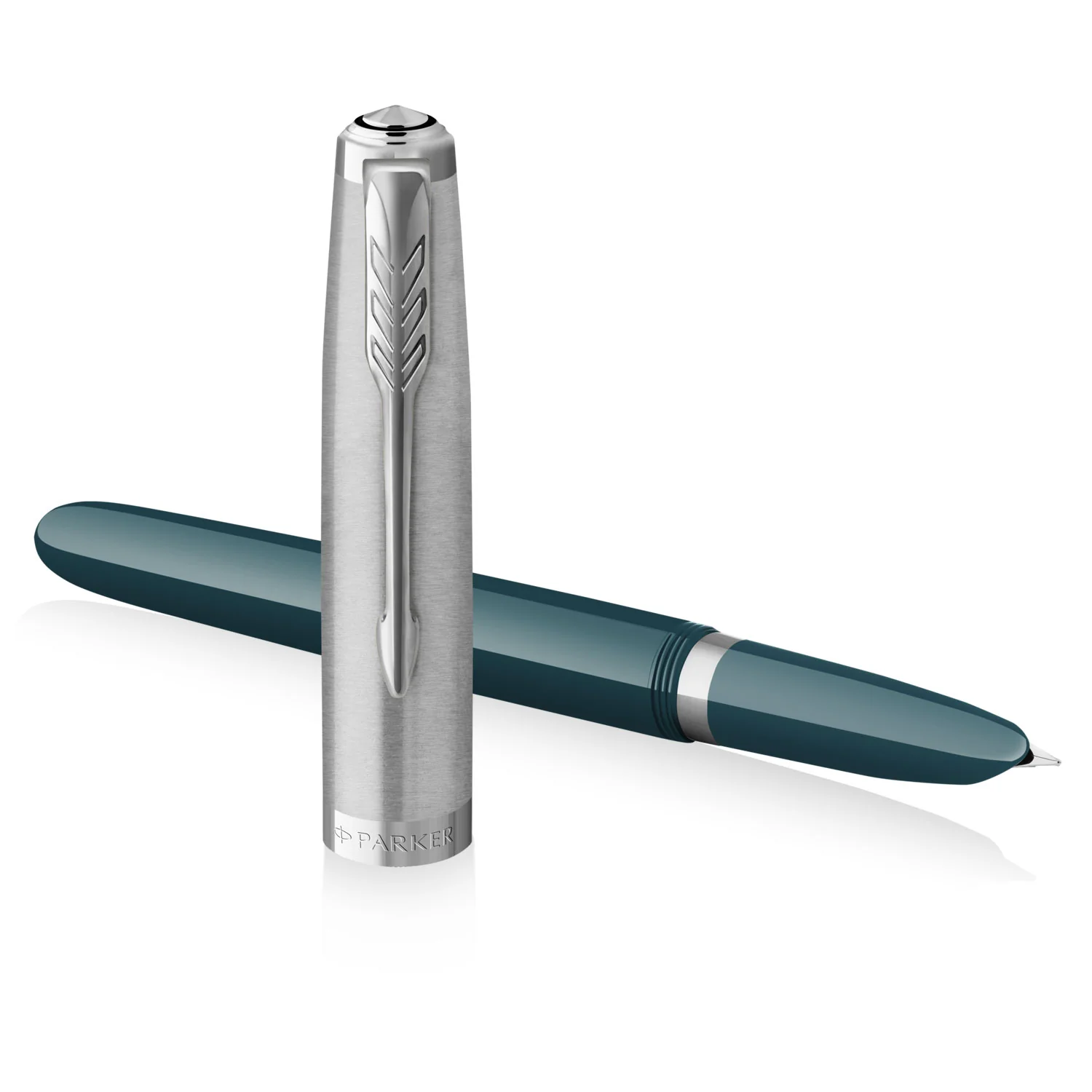 Parker 51 Teal Blue CT Fountain Pen - Image 4