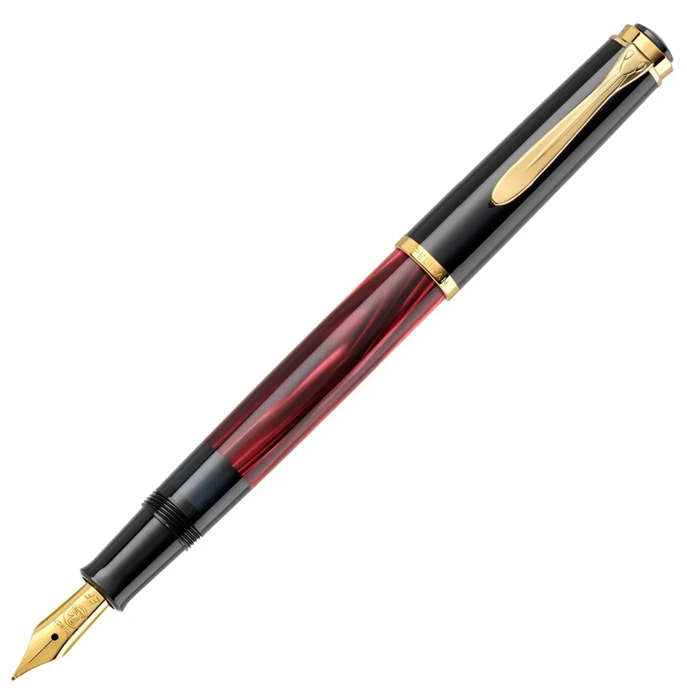 Pelikan 200 SPECIAL EDITION Classic M200 Red Marble Fountain Pen - Image 3