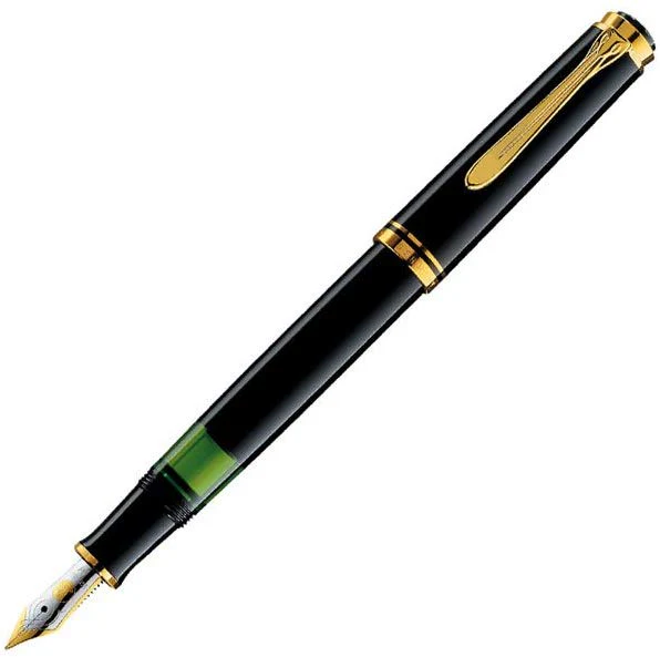 Pelikan Souveran 600 Black GT Broad Point Fountain Pen - 980144