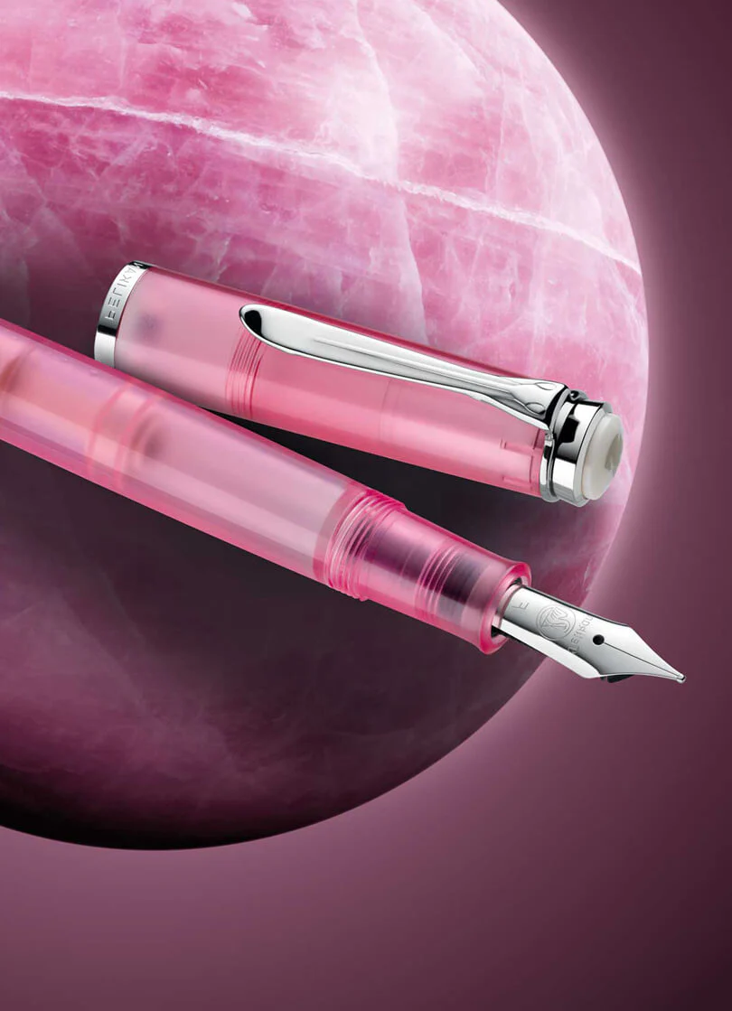 Pelikan Special Edition Classic 205 Rose Quartz  Fountain Pen - Image 3