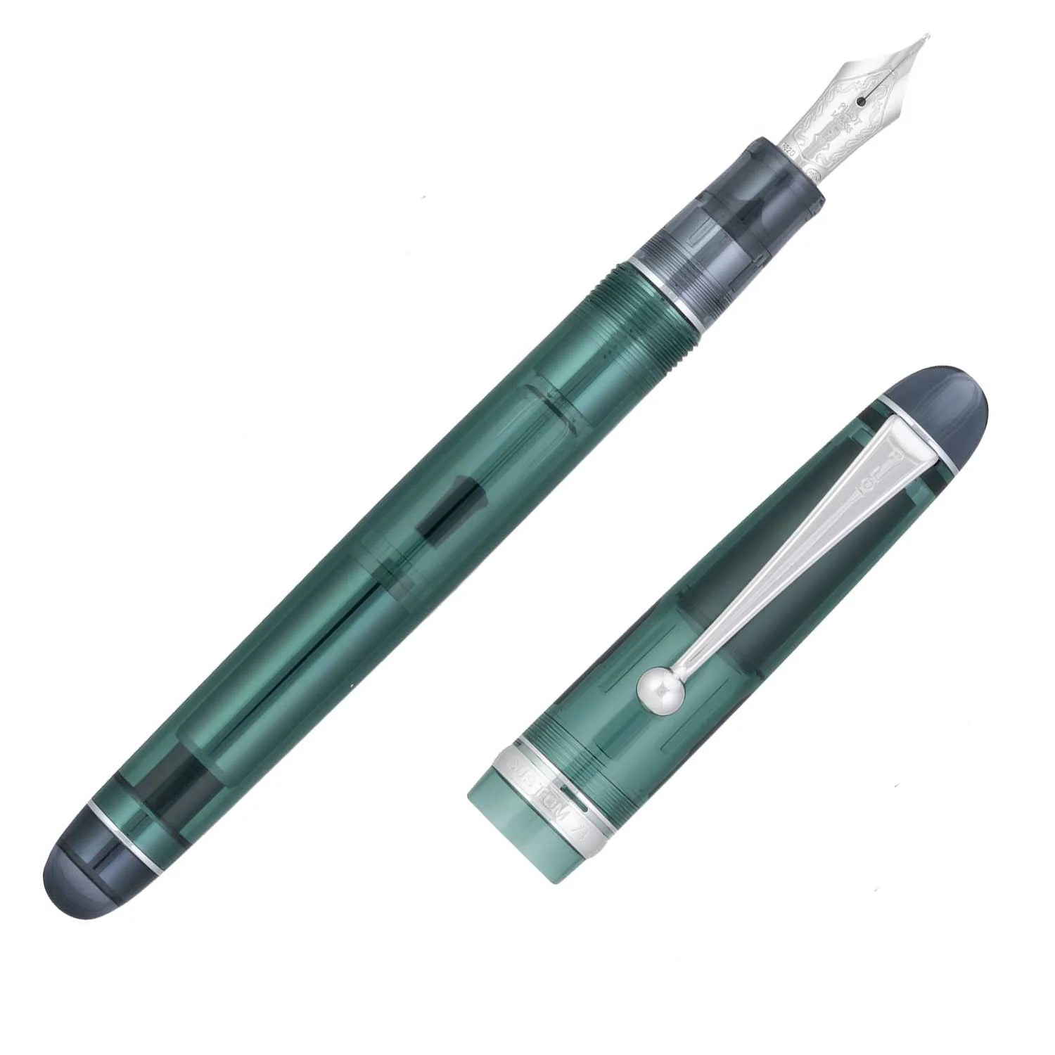Pilot Custom 74 Demonstrator Fountain Pen Forest Green