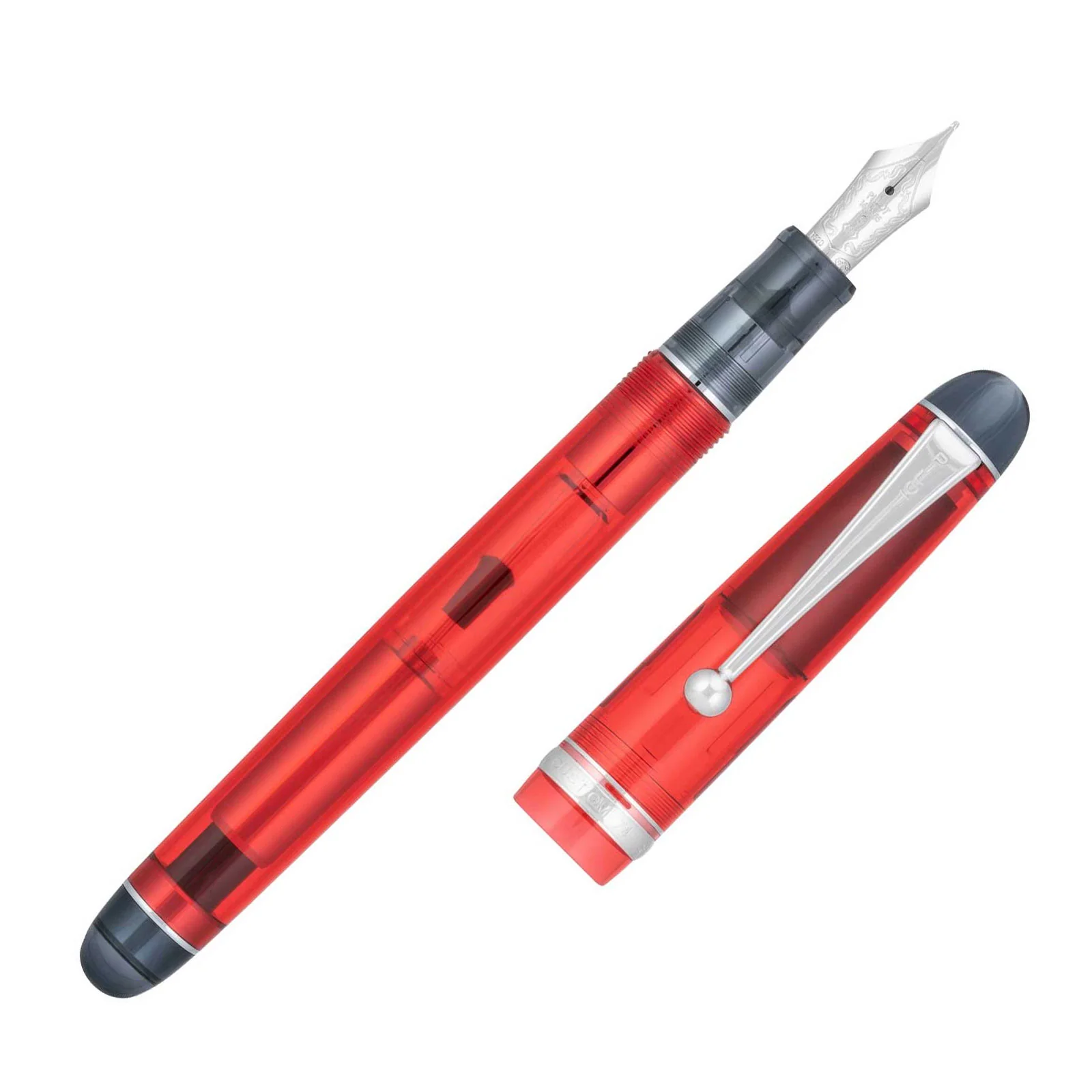 Pilot Custom 74 Demonstrator Fountain Pen Grenadine - Image 2