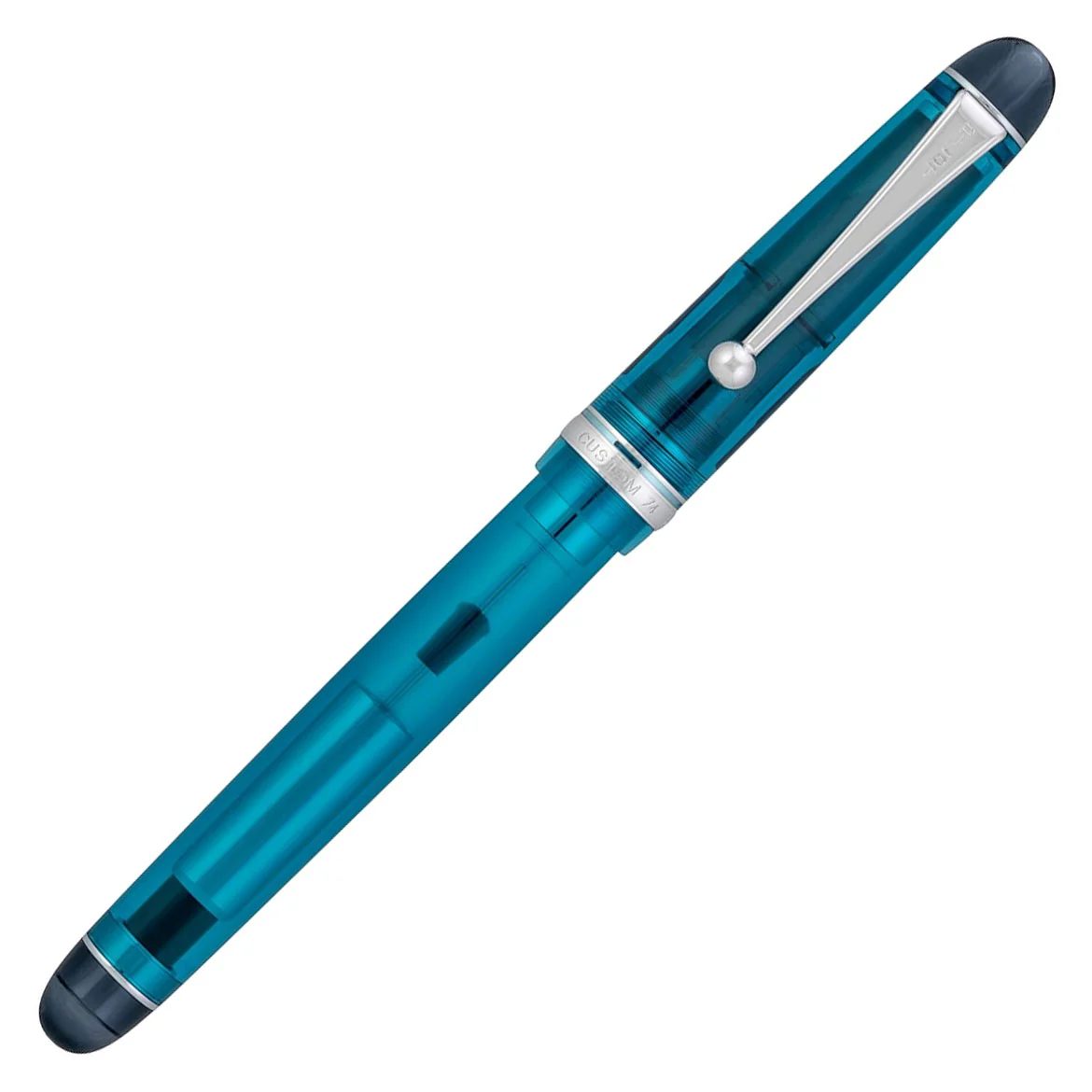 Pilot Custom 74 Demonstrator Fountain Pen Teal