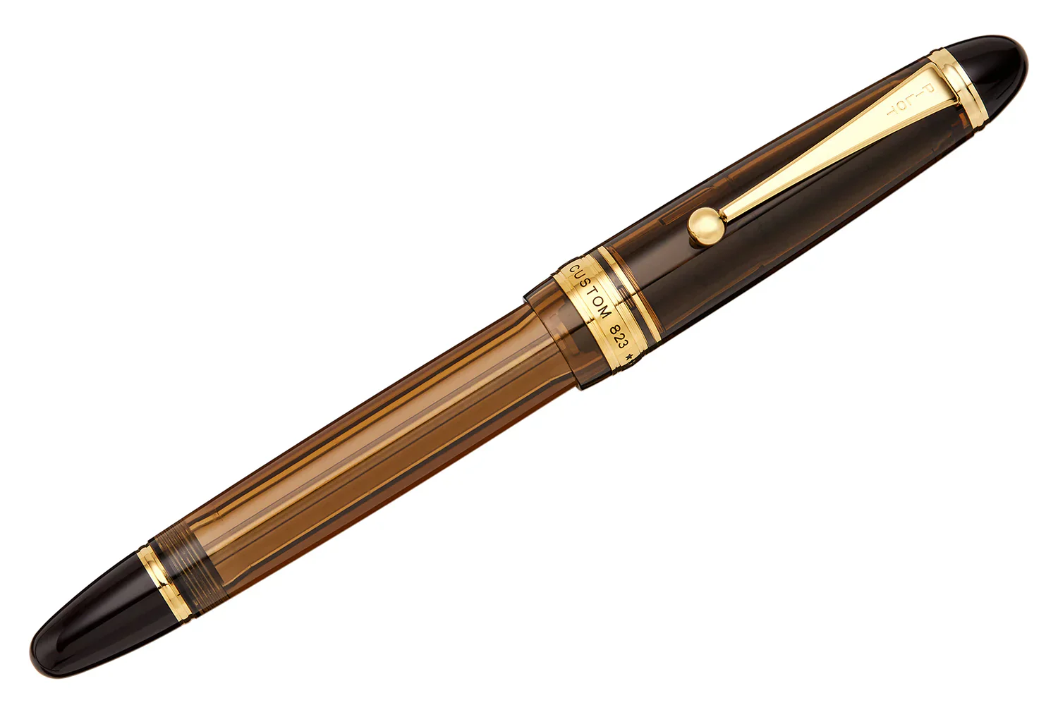 Pilot Custom 823 Fountain Pen Amber - Image 2