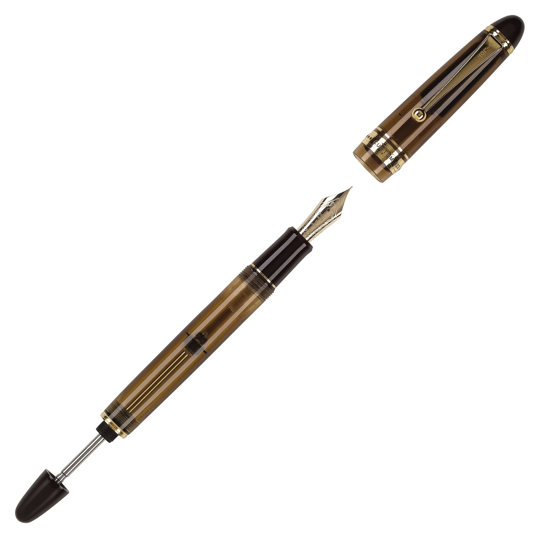 Pilot Custom 823 Fountain Pen Amber - Image 3