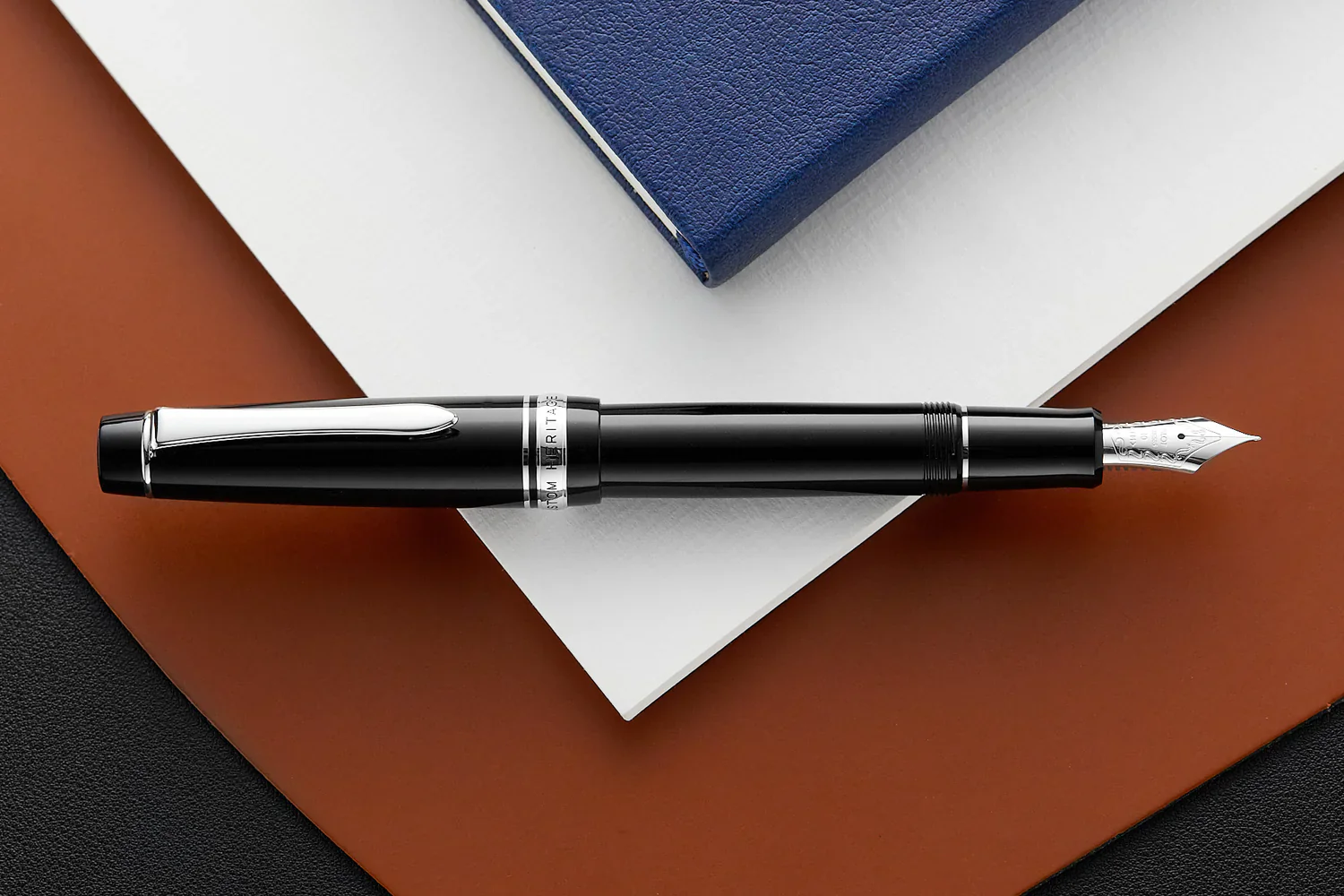 Pilot Custom Heritage 912 Fountain Pen - Black - Image 3