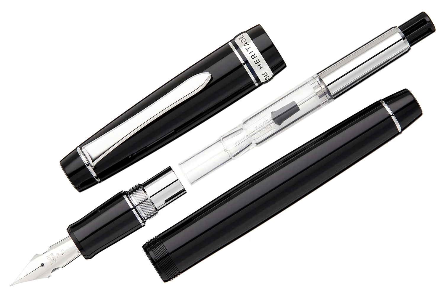 Pilot Custom Heritage 912 Fountain Pen - Black - Image 6