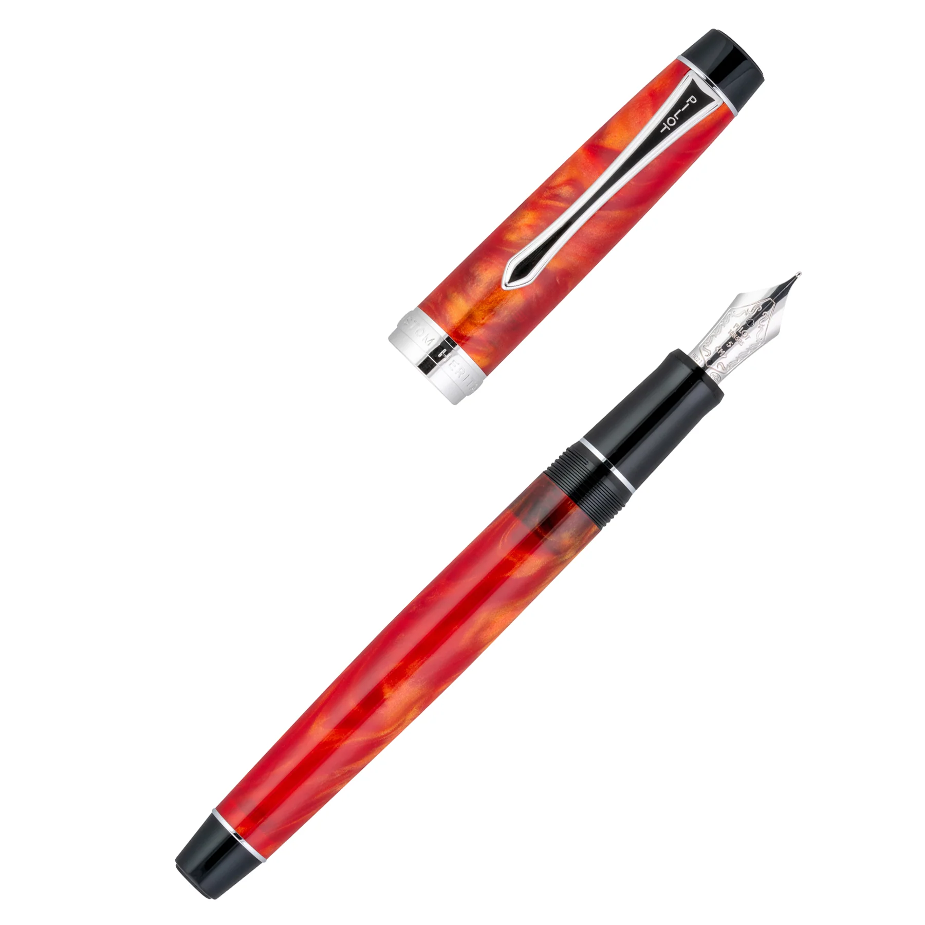 Pilot Custom Heritage SE Fountain Pen Marble Orange