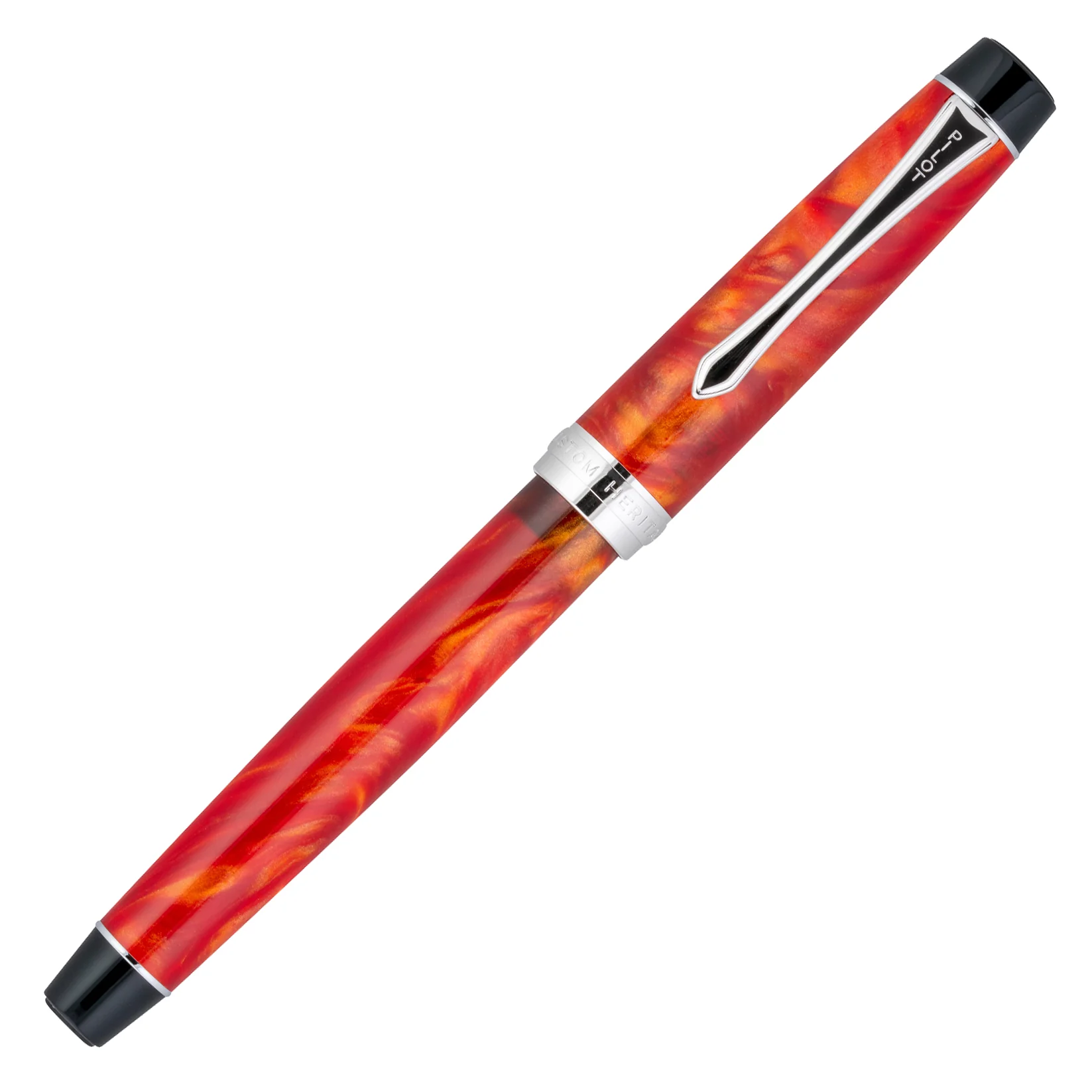 Pilot Custom Heritage SE Fountain Pen Marble Orange - Image 2