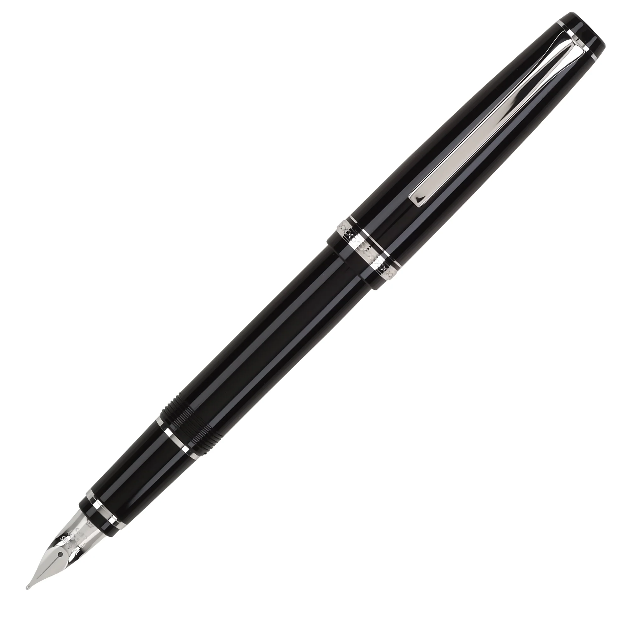 Pilot Falcon Fountain Pen Black/Rhodium