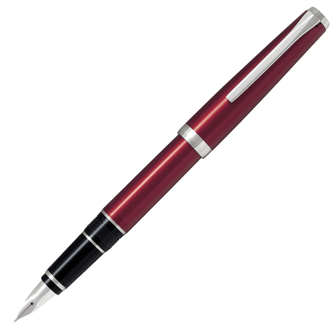 Pilot Metal Falcon Fountain Pen Burgundy