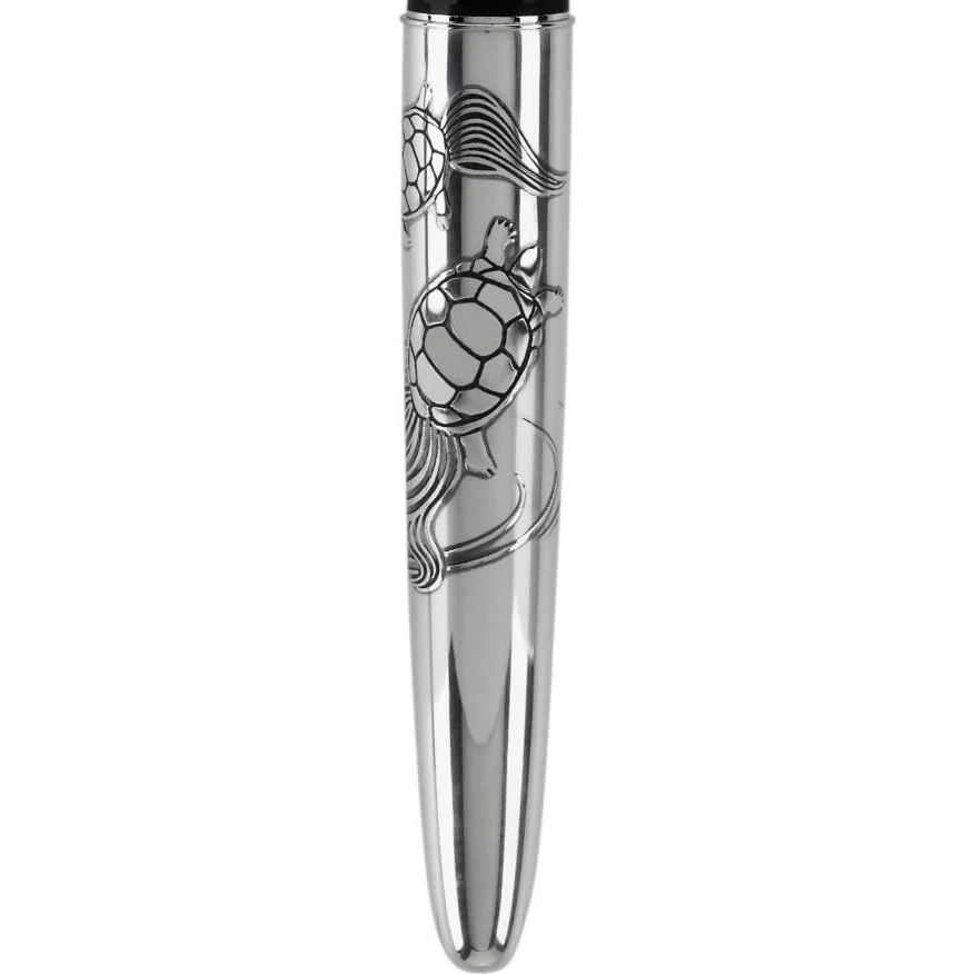 Pilot Sterling Silver Fountain Pen Turtle - Image 3