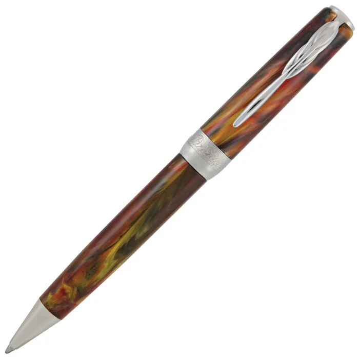 Pineider Pens La Grande Belleza(Great Beauty) Gemstones Ballpoint Rodolite Red