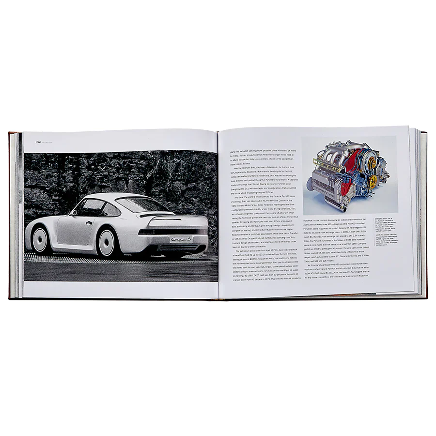 Graphic Image Porsche 70 Years: There Is No Substitute Tan Bonded Leather - Image 2