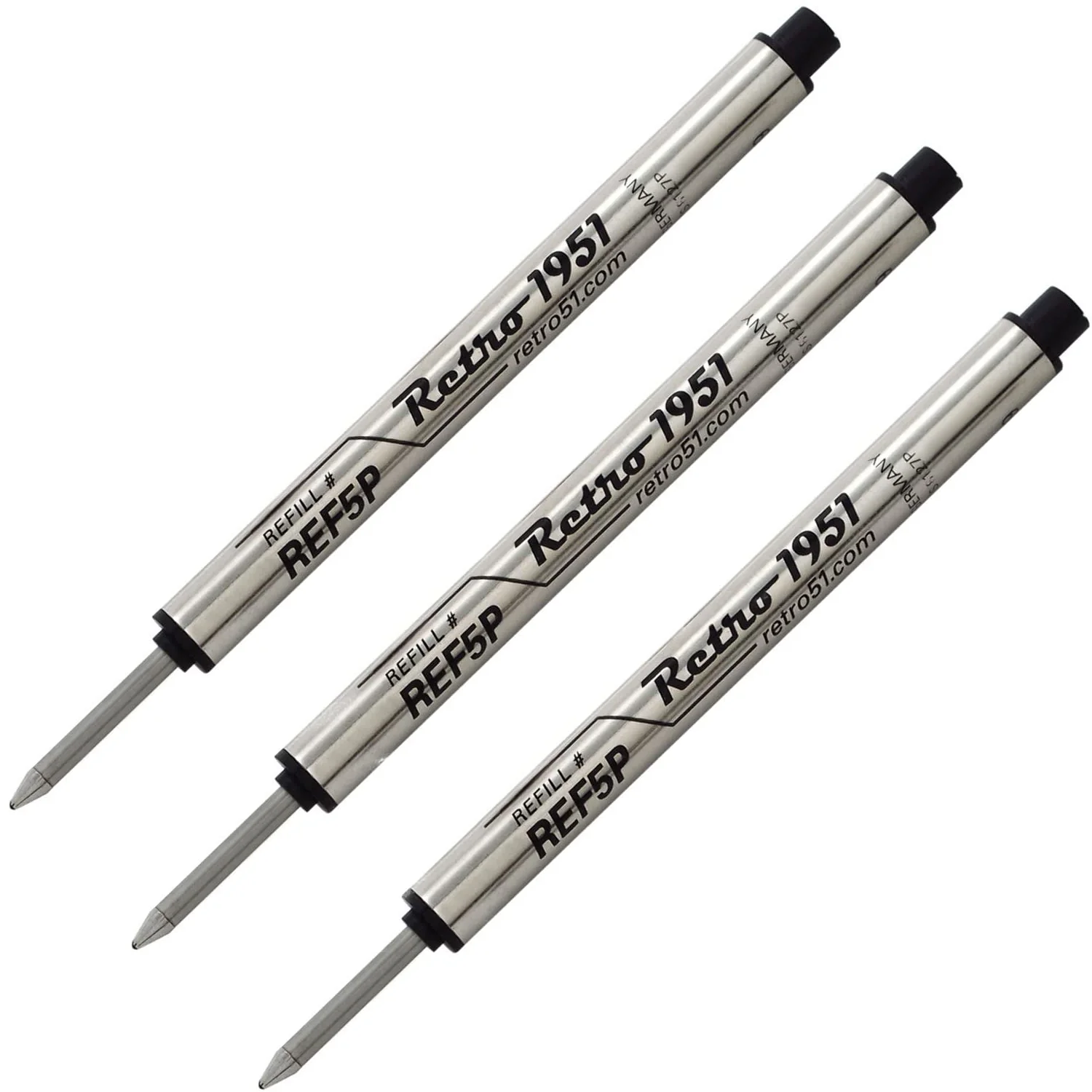 Retro 1951 Tornado Capless Rollerbal Refills - Pack of 3 - Image 2