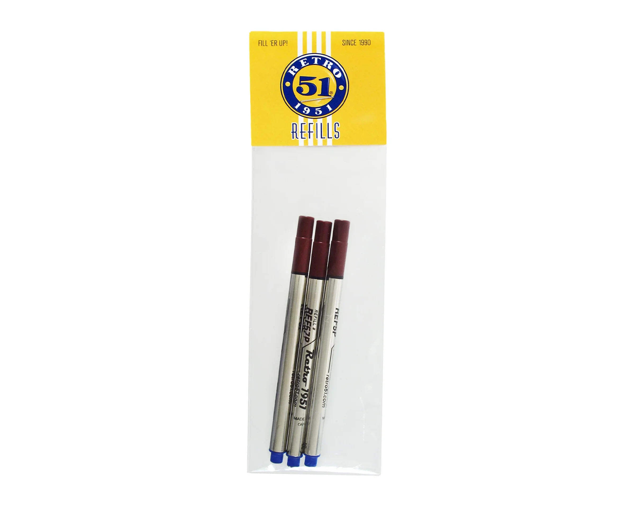Retro 1951 Tornado Capless Rollerbal Refills - Pack of 3 - Image 5